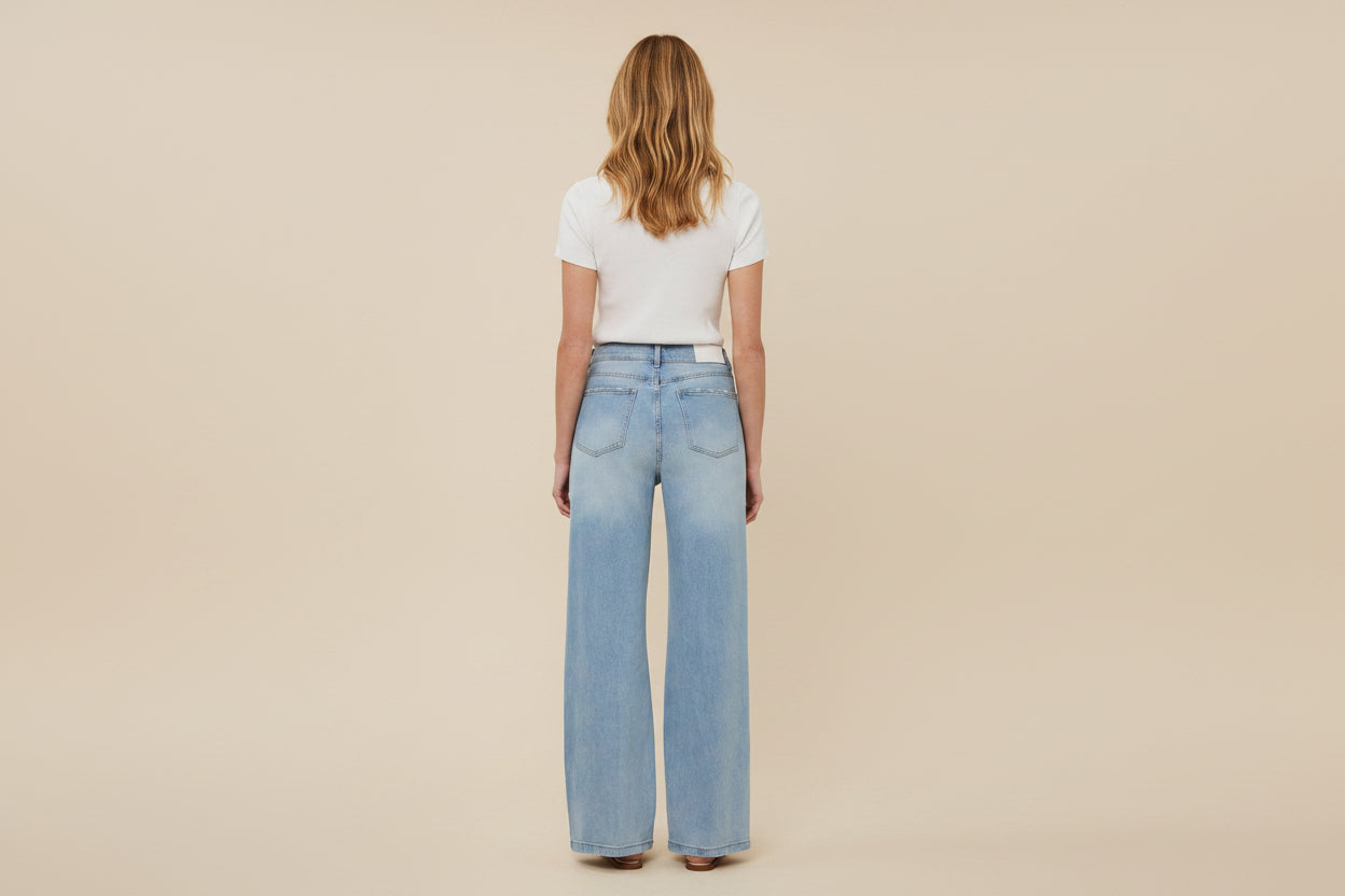 Jeans Lichtblauw Borduursel