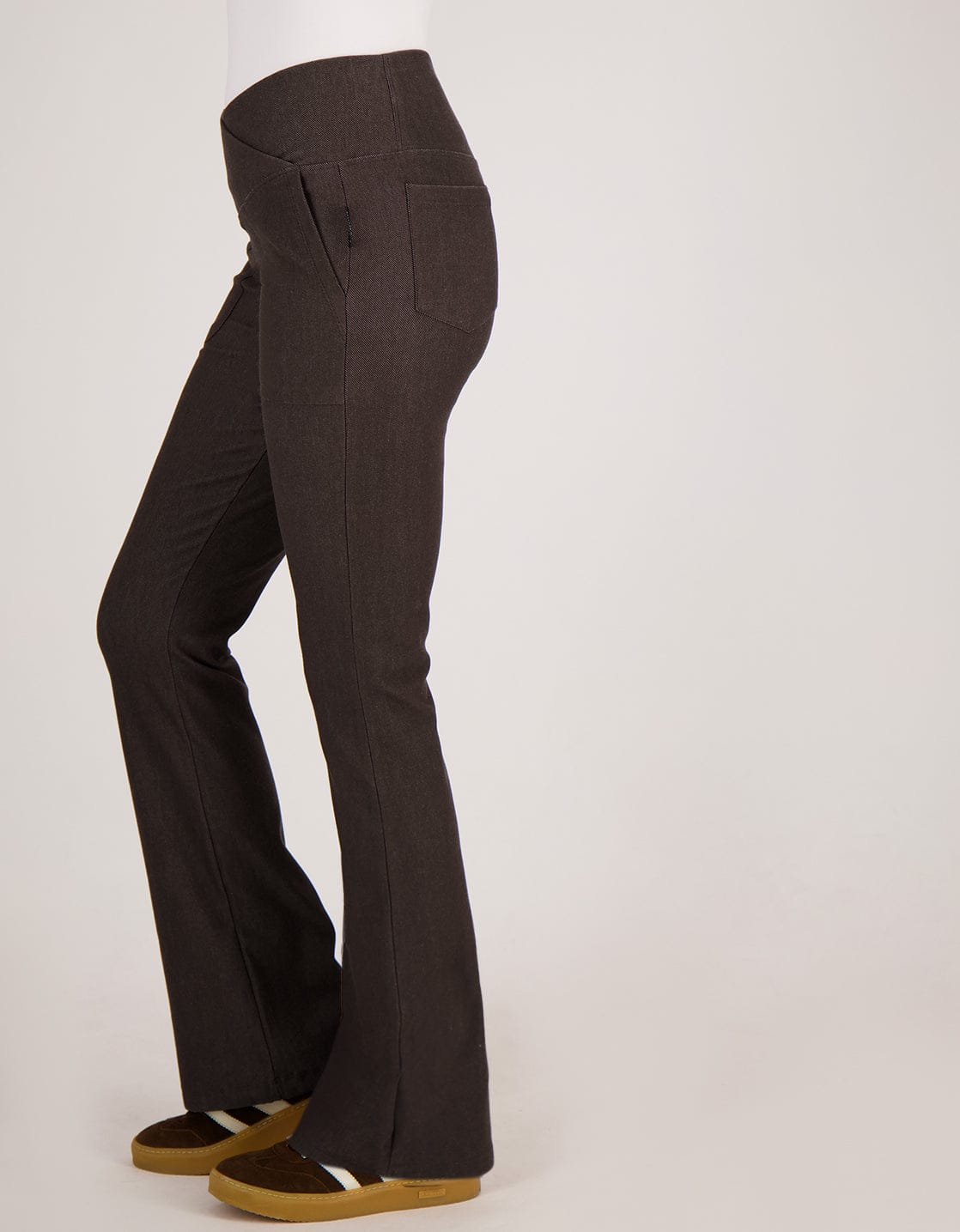 Pant Brooklyn Knitted | Chocolate Brown