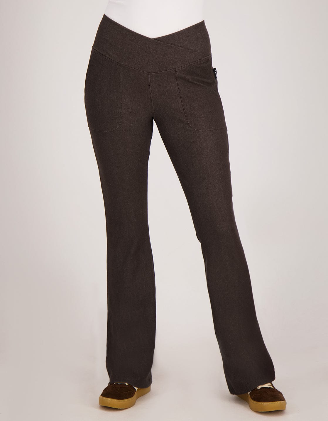 Pant Brooklyn Knitted | Chocolate Brown