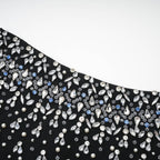 Melisande black embellished mini dress