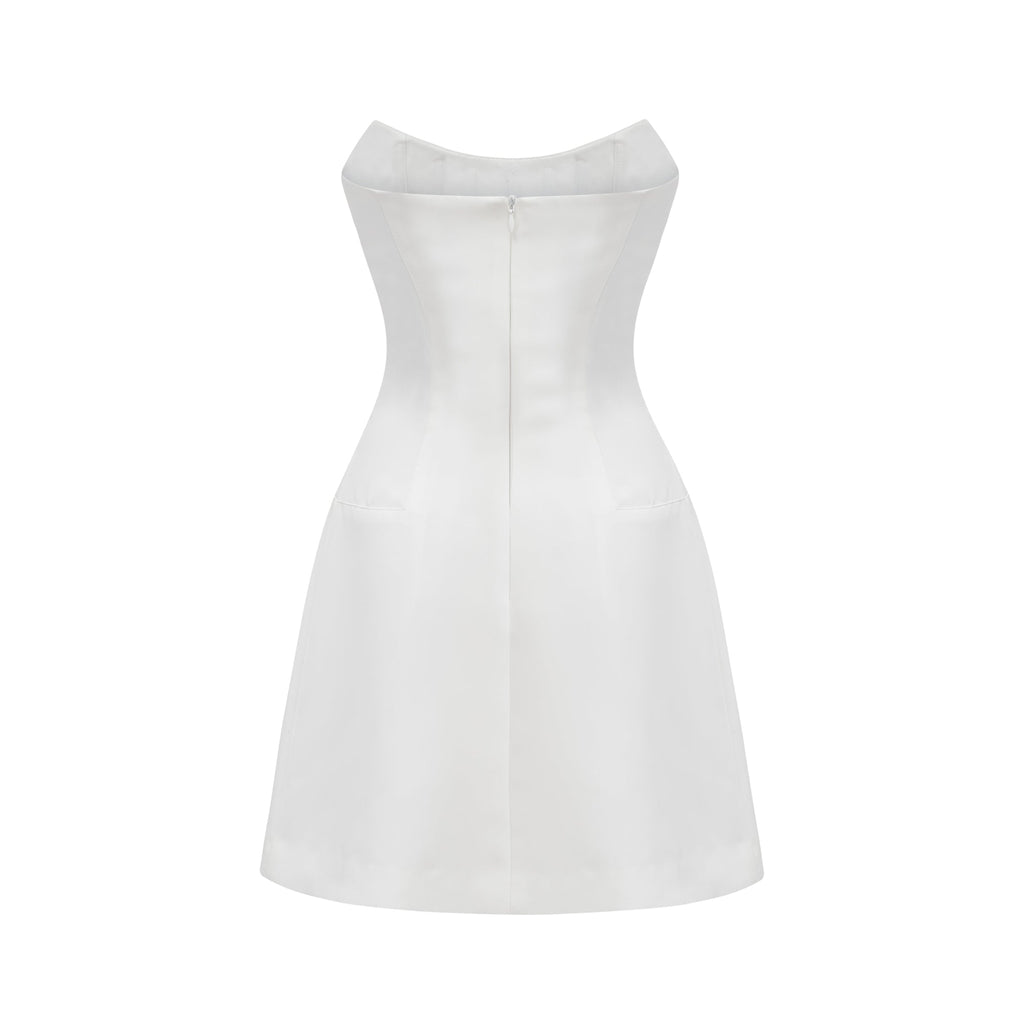 Melisande black embellished mini dress