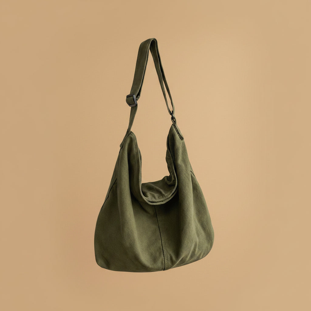 Vivirose| Stijlvolle Oversized Canvas Schoudertas