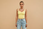 Vivirose |  Top met Ruched Sweetheart Halslijn