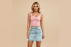 Vivirose |  Top met Ruched Sweetheart Halslijn