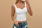 Vivirose |  Top met Ruched Sweetheart Halslijn