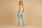 Vivirose |  Top met Ruched Sweetheart Halslijn