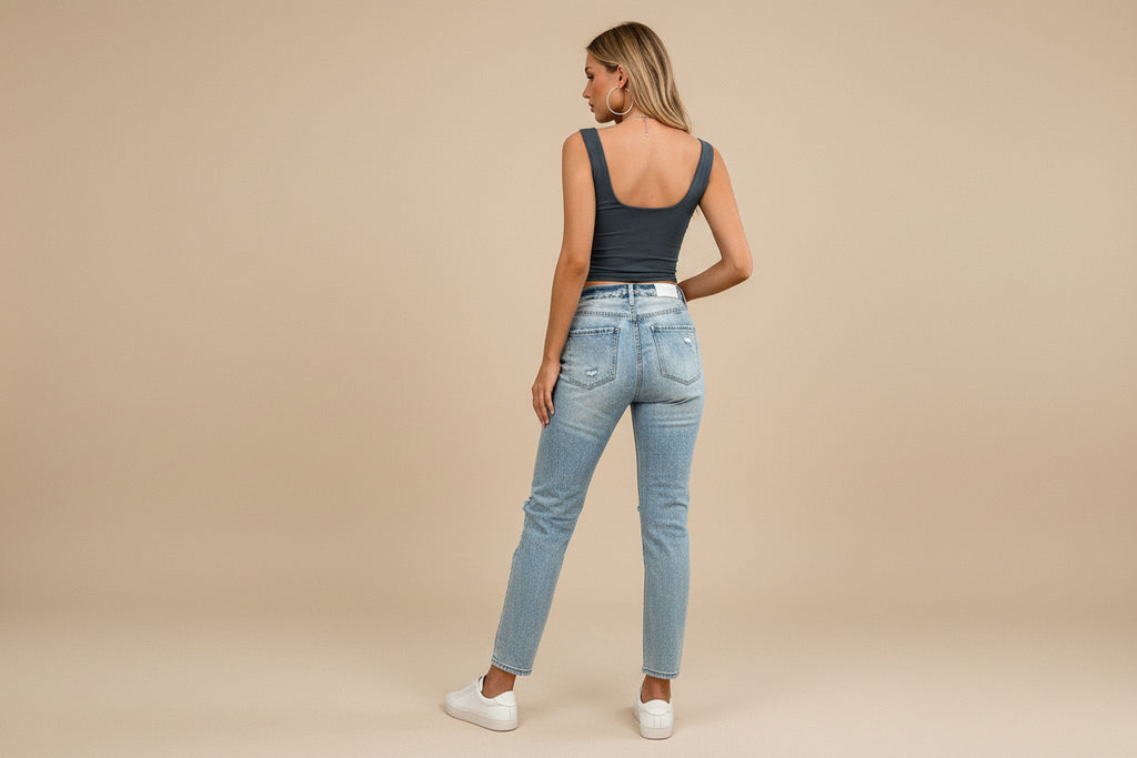 Vivirose |  Top met Ruched Sweetheart Halslijn