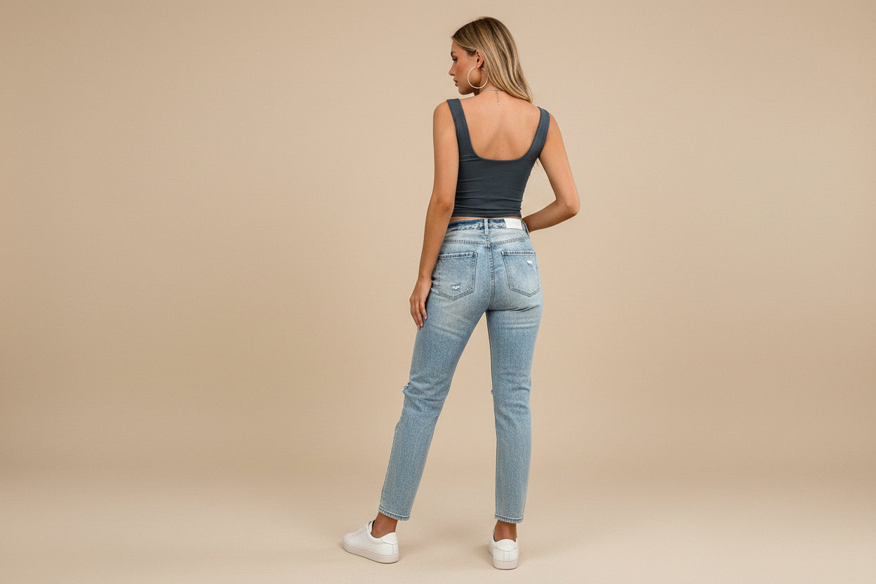 Vivirose |  Top met Ruched Sweetheart Halslijn