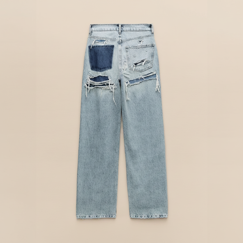 Vivirose - Vintage Ripped Jeans